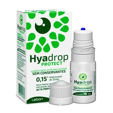 Hyadrop Protect Lubrificante Oftálmico Estéril Sem Conservantes com 10ml