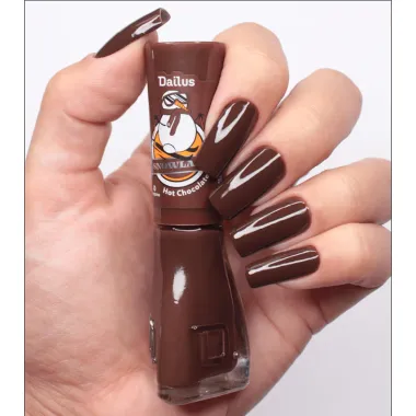 Esmalte Dailus Snowland Cremoso Cor Hot Chocolate 8ml