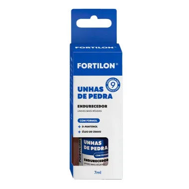 Unhas de Pedra Fortilon Endurecedor com Formol 7ml
