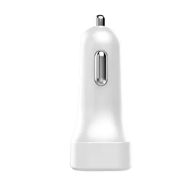 Carregador Veicular USB Universal ELG 2.1A Branco 2 Portas USB