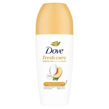 Antitranspirante Roll-On Dove Fresh Care Pêssego e Leite de Arroz 50ml