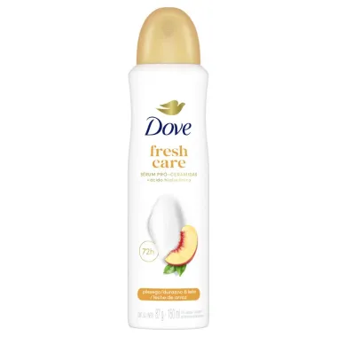 Antitranspirante Aerossol Dove Fresh Care Pêssego e Leite de Arroz 150ml
