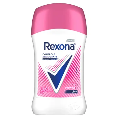 Desodorante Rexona Powder Dry Controle Inteligente 72h Antitranspirante Stick 45g