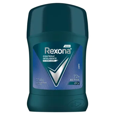 Desodorante Rexona Men Active Dry Controle Inteligente 72h Antitranspirante Stick 45g