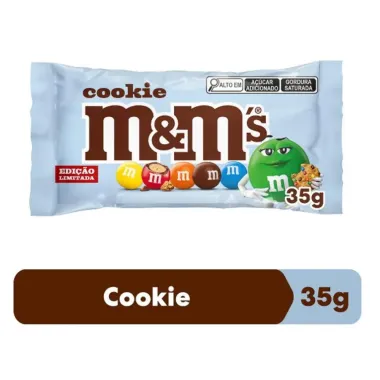 Confeito M&Ms Sabor Cookie 35g
