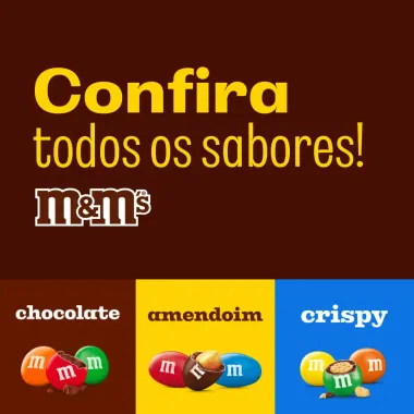 Confeitos M&Ms Sabor Cookie 120g