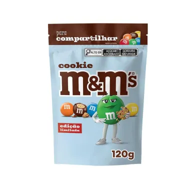 Confeitos M&Ms Sabor Cookie 120g