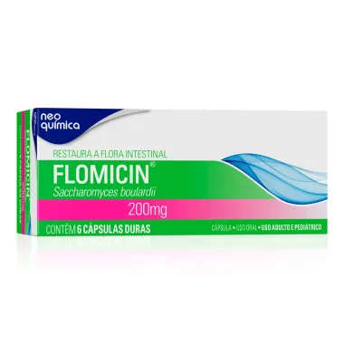 Flomicin 200mg com 6 Cápsulas Duras