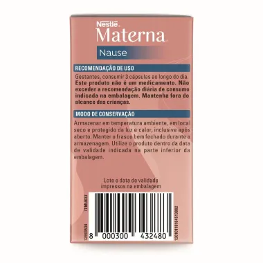 Materna Nause Suplemento Alimentar com 60 Cápsulas