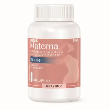 Materna Nause Suplemento Alimentar com 60 C&aacute;psulas