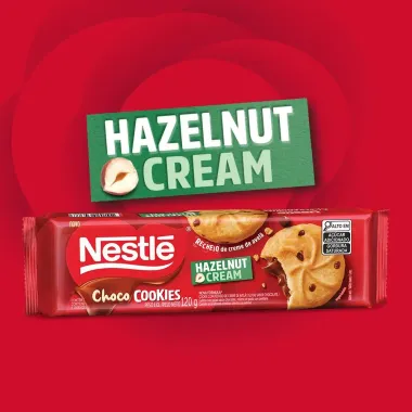 Choco Cookies Nestl&eacute; Creme de Avel&atilde; 100g