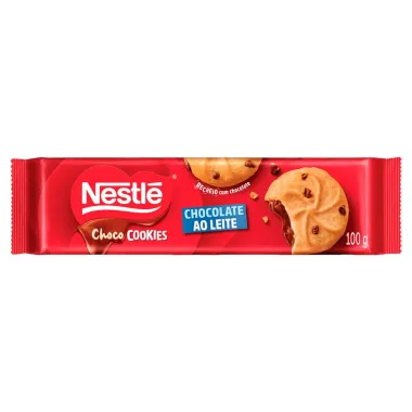 Choco Cookies Nestlé Chocolate ao Leite 100g