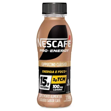 Suplemento Alimentar Nescafé Pro-Energy Capuccino Clássico 270ml