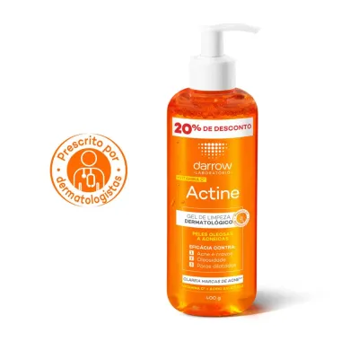 Actine Gel de Limpeza Dermatol&oacute;gico Darrow Vitamina C com 20% de Desconto 400g