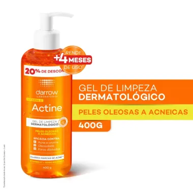 Actine Gel de Limpeza Dermatol&oacute;gico Darrow Vitamina C com 20% de Desconto 400g