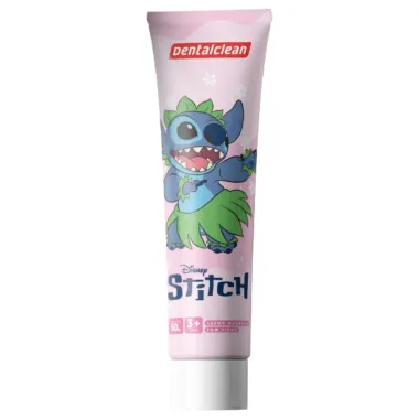 Kit Infantil DentalClean Stitch 3 em 1 Gel Dental 50g, Escova Macia, Fio Dental 20m e Estojo