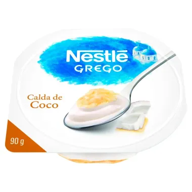 Iogurte Tradicional Grego Nestlé Sabor Calda de Coco 90g