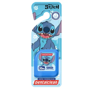 Fio Dental Dentalclean Disney Stitch Sabor Mix de Frutas 20m 1 Unidade
