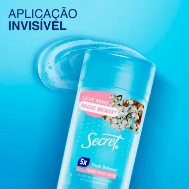 Desodorante Secret Fresh Defense Power Protect Cotton 73g