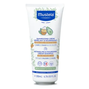 Shampoo Mustela Creme Nutritivo e Desembaraçante 200ml