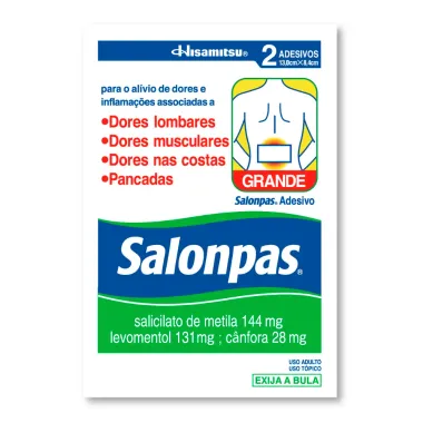 Adesivo Salonpas Tamanho Grande com 2 Unidades