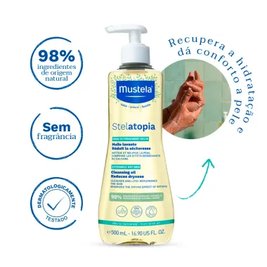 Óleo Mustela Stelatopia 500ml