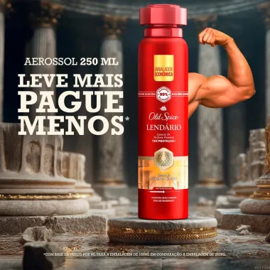 Desodorante Old Spice Aventura Spray Antitranspirante 250ml