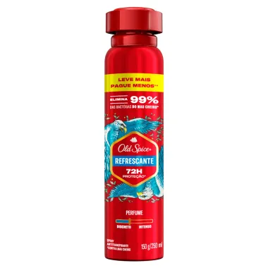 Desodorante Old Spice Refrescante 72h Spray Antitranspirante 250ml