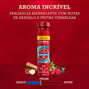 Desodorante Old Spice Refrescante Spray Antitranspirante 250ml