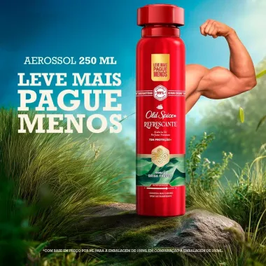 Desodorante Old Spice Refrescante Spray Antitranspirante 250ml