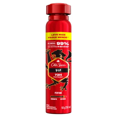 Desodorante Old Spice Vip Spray Antitranspirante 72h 250ml