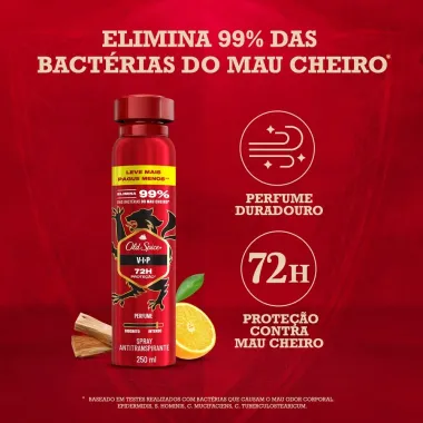 Desodorante Old Spice Vip Spray Antitranspirante 72h 250ml