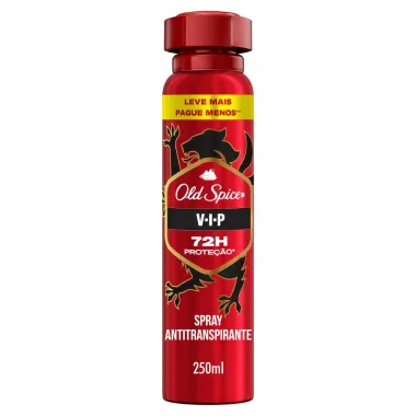 Desodorante Old Spice VIP Spray Antitranspirante 250ml