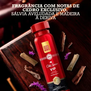 Desodorante Old Spice VIP Spray Antitranspirante 250ml