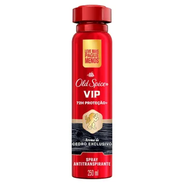 Desodorante Old Spice VIP Spray Antitranspirante 250ml