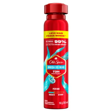 Desodorante Old Spice Brisa do Mar 72h Spray Antitranspirante 250ml