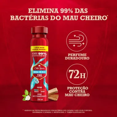 Desodorante Old Spice Brisa do Mar Spray Antitranspirante 250ml