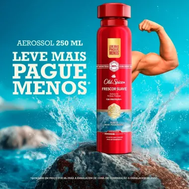 Desodorante Old Spice Brisa do Mar Spray Antitranspirante 250ml
