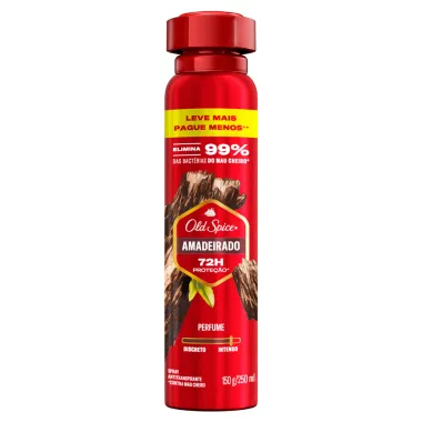 Desodorante Old Spice Amadeirado 72h Antitranspirante 250ml