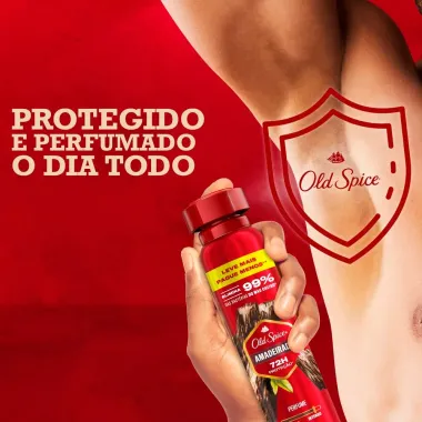 Desodorante Old Spice Amadeirado Spray Antitranspirante 250ml