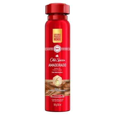 Desodorante Old Spice Amadeirado Spray Antitranspirante 250ml