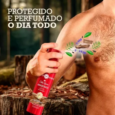Desodorante Old Spice Amadeirado Spray Antitranspirante 250ml