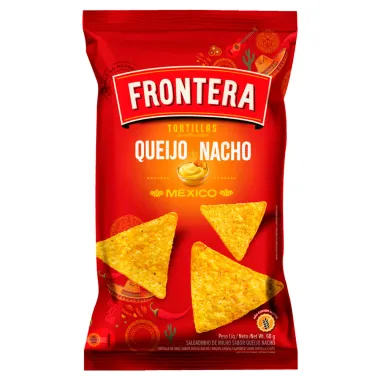 Chips Frontera Tortilhas Sabor Queijo Nacho México 68g