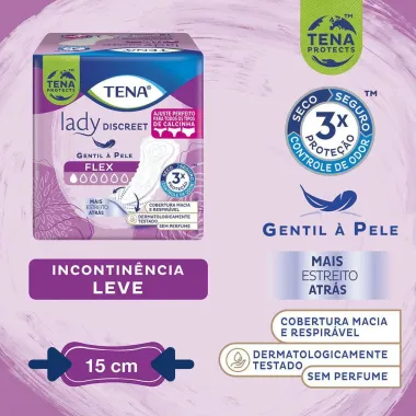 Protetor Diário Tena Lady Discreet Flex 30 Unidades