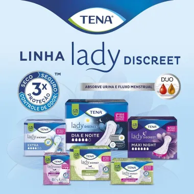 Protetor Diário Tena Lady Discreet Flex 30 Unidades