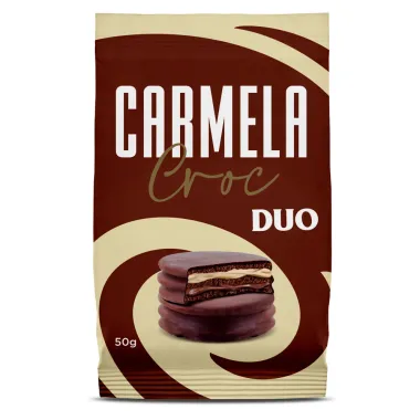 ALFAJOR CARMELA CROC DUO 50G