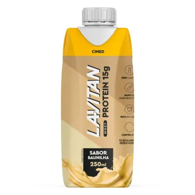 Whey Protein Lavitan Sabor Baunilha com 15g de Proteína 250ml