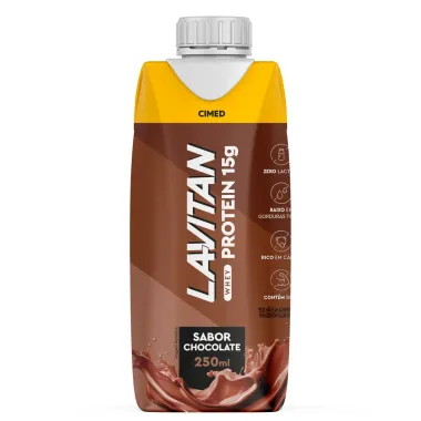 Whey Protein Lavitan Sabor Chocolate com 15g de Proteína 250ml