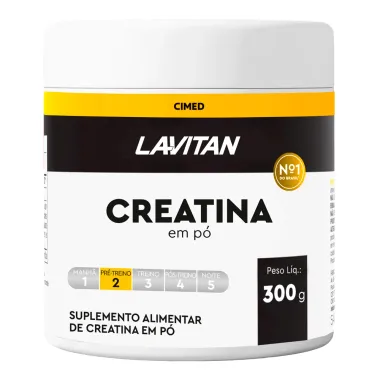 retiana em Pó Lavitan Pré Treino Suplemento Alimentar 300g