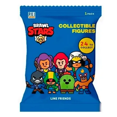 Boneco Brawl Stars Colecionáveis Mini Figuras de Ação Surpresa Sortidos